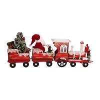 Kurt Adler 30.5-Inch Kringle Klaus  On Train Christmas Santa Figurine