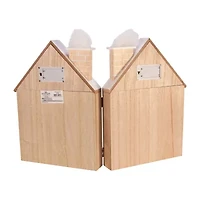 Kurt Adler 11.81-Inch Battery-Operated Wooden Led Nativity Christmas Advent Calendar