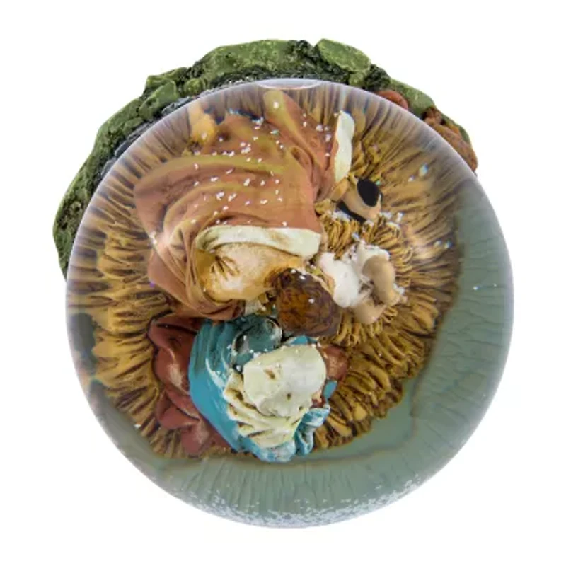 Kurt Adler Musical Holy Family Snow Globes