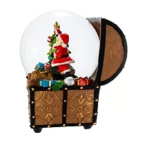 Kurt Adler 100mm Santa Musical Water Globe Snow Globes