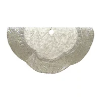 Kurt Adler Silver Indoor Tree Skirt