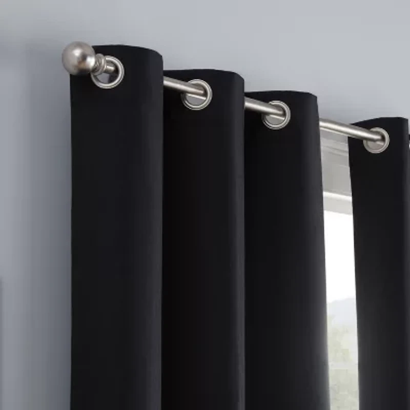 Eclipse Kylie Grommet Top Energy Saving Blackout Set of 2 Curtain Panel
