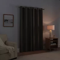 Eclipse Carter Grommet Top Energy Saving Light-Filtering Set of 2 Curtain Panel