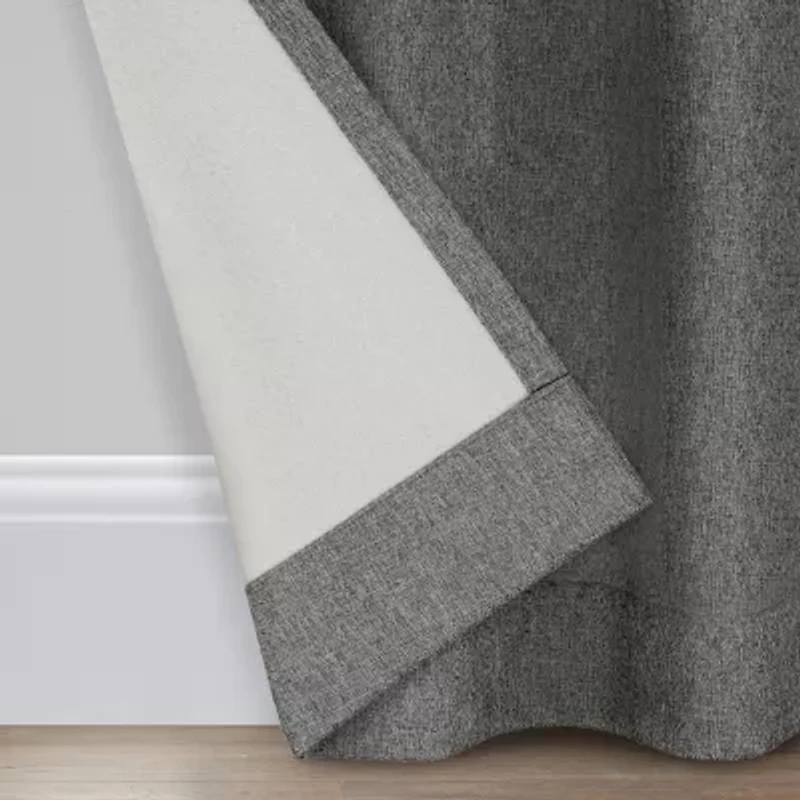 Eclipse Carter Grommet Top Energy Saving Light-Filtering Set of 2 Curtain Panel