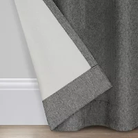 Eclipse Carter Grommet Top Energy Saving Light-Filtering Set of 2 Curtain Panel