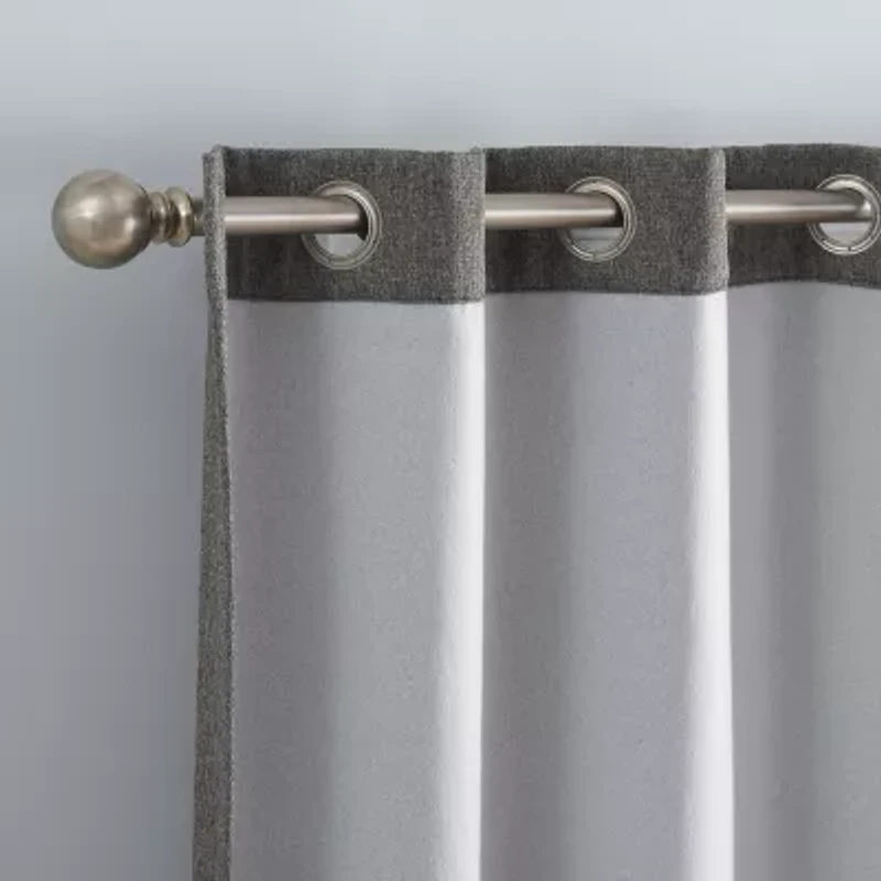 Eclipse Carter Grommet Top Energy Saving Light-Filtering Set of 2 Curtain Panel