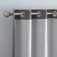 Eclipse Carter Grommet Top Energy Saving Light-Filtering Set of 2 Curtain Panel