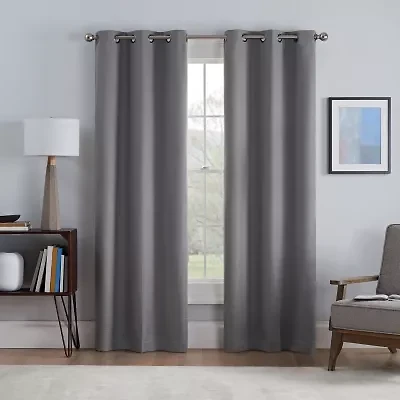 Eclipse Talisa Grommet Top Energy Saving 100% Blackout Set of 2 Curtain Panel