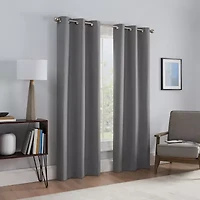 Eclipse Talisa Grommet Top Energy Saving 100% Blackout Set of 2 Curtain Panel