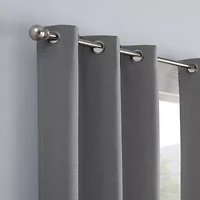Eclipse Talisa Grommet Top Energy Saving 100% Blackout Set of 2 Curtain Panel