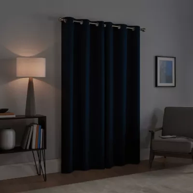 Eclipse Talisa Grommet Top Energy Saving 100% Blackout Set of 2 Curtain Panel