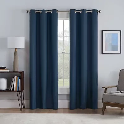 Eclipse Talisa Grommet Top Energy Saving 100% Blackout Set of 2 Curtain Panel