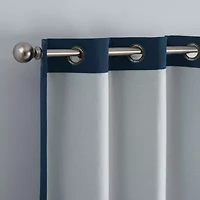 Eclipse Talisa Grommet Top Energy Saving 100% Blackout Set of 2 Curtain Panel