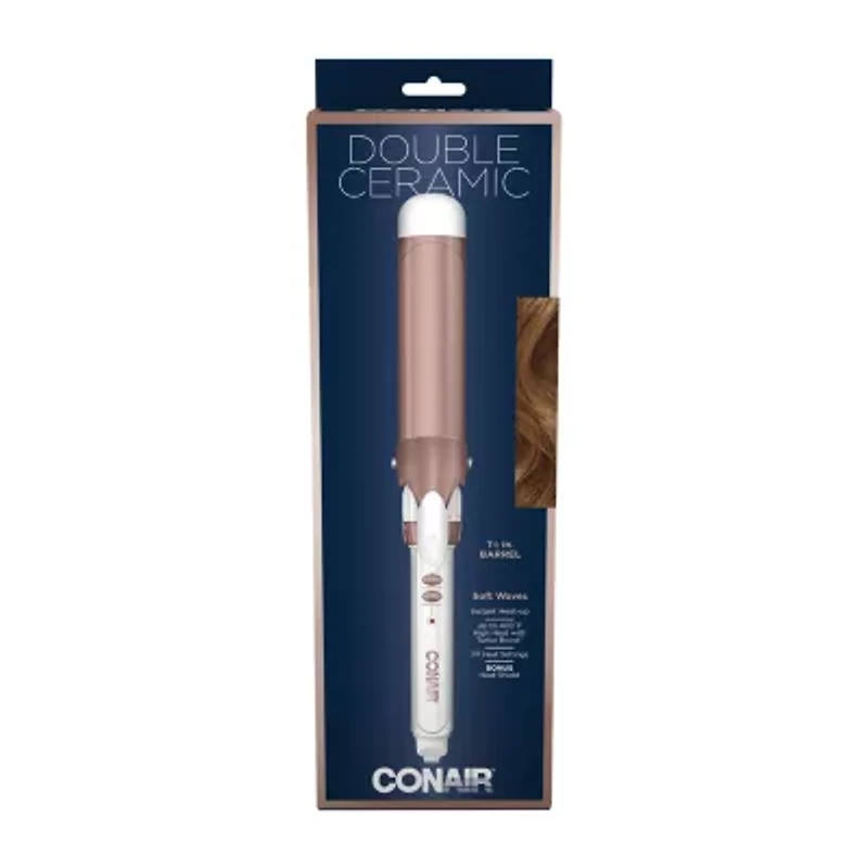 Conair Double Ceramic Rosegold Curling Iron