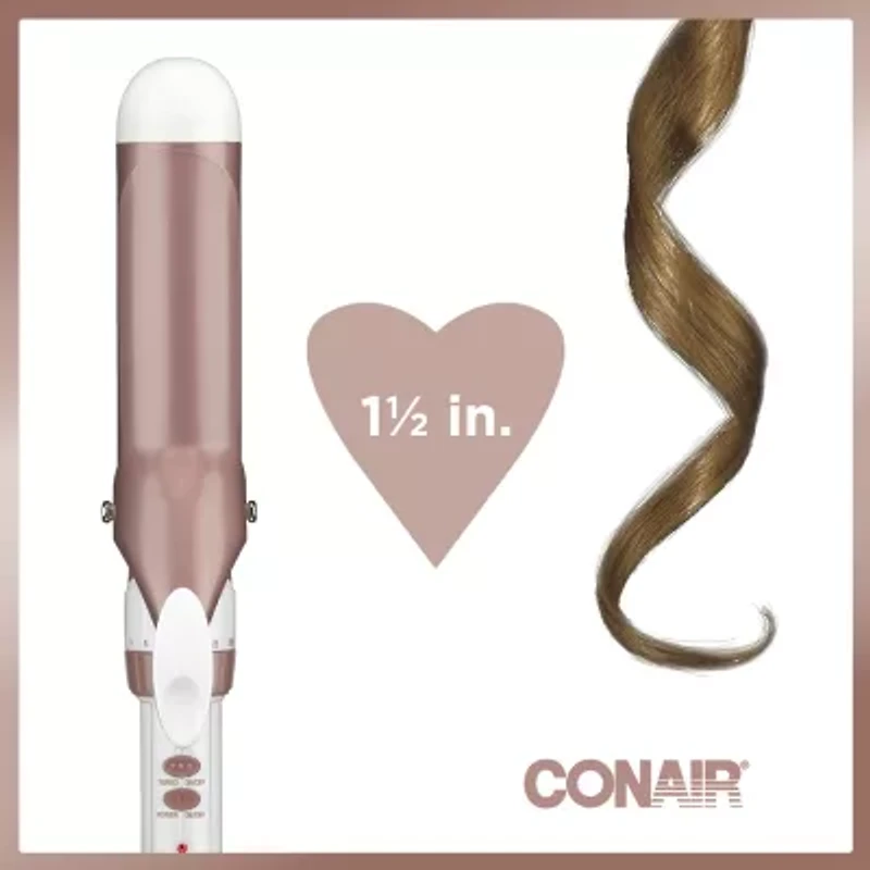 Conair Double Ceramic Rosegold Curling Iron