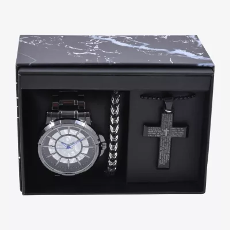 Mens Multicolor 3-pc. Watch Boxed Set Mac7096jc