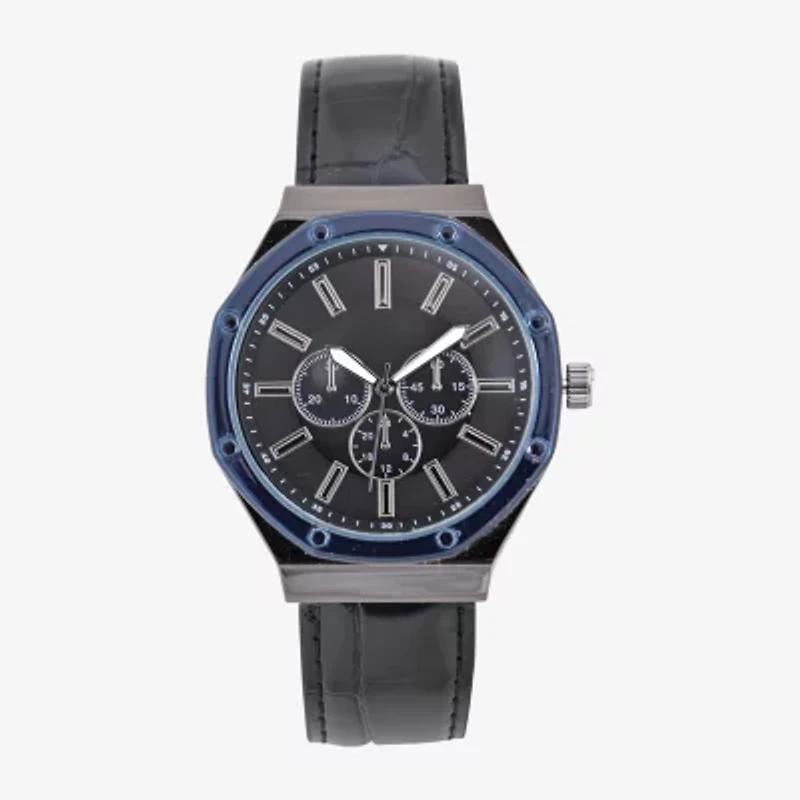 Mens Black 3-pc. Watch Boxed Set Mac7101jc