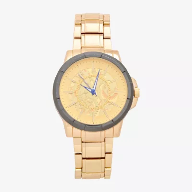 Mens Gold Tone 3-pc. Watch Boxed Set Mac7100jc