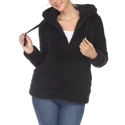White Mark Womens Hooded Midweight Quilted Coat