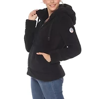 White Mark Womens Hooded Midweight Quilted Coat