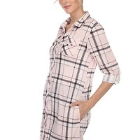 White Mark Womens Roll Tab Long Sleeve Regular Fit Button-Down Shirt