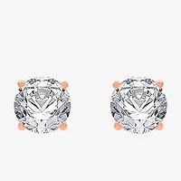 Ever Star (H-I / Si2-I1) 1/4 CT. T.W. Lab Grown White Diamond 10K Rose Gold 3.2mm Round Stud Earrings