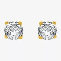 ( G/SI1-SI2 ) 1/4 CT. T.W. Lab-Grown Diamond 10K Gold Round Stud Earrings