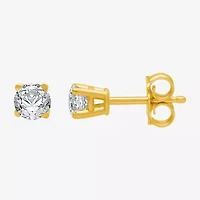 ( G/SI1-SI2 ) 1/4 CT. T.W. Lab-Grown Diamond 10K Gold Round Stud Earrings