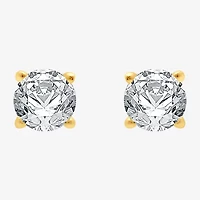 ( G/SI1-SI2 ) 3/8 CT. T.W. Lab-Grown Diamond 10K Gold Round Stud Earrings
