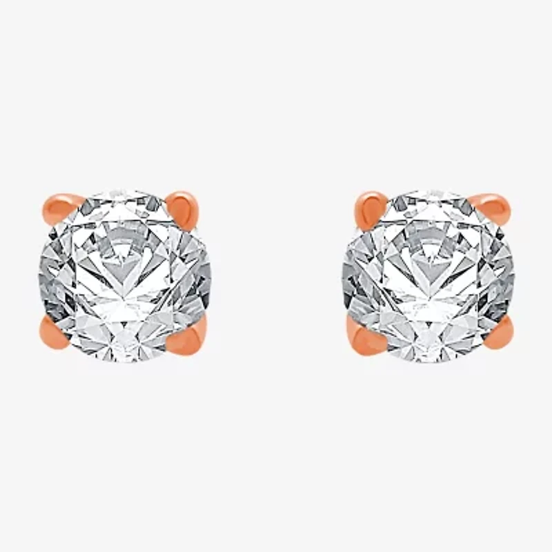 Classic Collection 1/4 CT. T.W. Natural White Diamond 10K Gold 3.2mm Stud Earrings