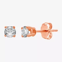 Classic Collection 1/4 CT. T.W. Natural White Diamond 10K Gold 3.2mm Stud Earrings