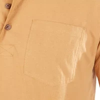 Smiths Workwear Mens Long Sleeve Regular Fit Henley Shirt