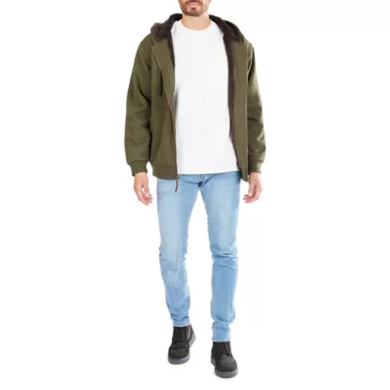 Smiths Workwear Sweater Fleece Mens Hooded Midweight Jacket
