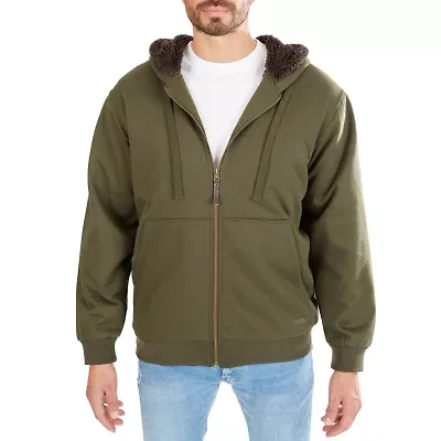 Smiths Workwear Sweater Fleece Mens Hooded Midweight Jacket