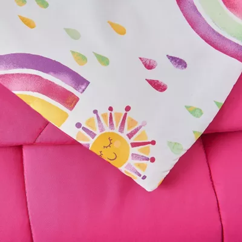 Urban Playground Rainbows Suns Reversible Comforter Set