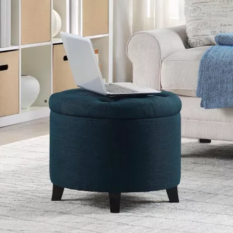 Designs4Comfort Round Ottoman