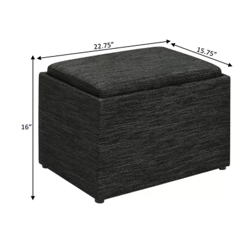 Designs 4 Comfort Accent Storage Ottoman