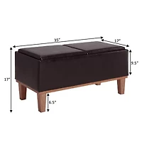 Designs4Comfort Storage Ottoman