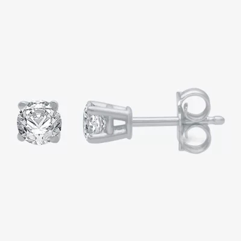 Classic Collection 1/4 CT. T.W. Natural White Diamond 10K Gold 3.2mm Stud Earrings