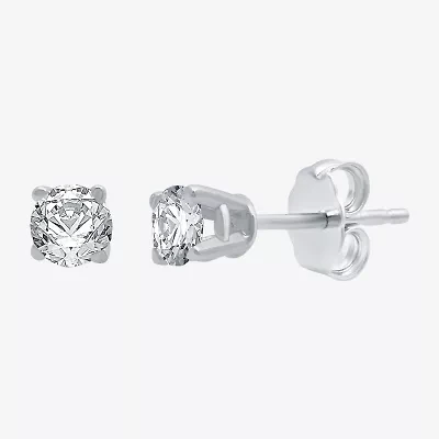 Classic Collection 1/4 CT. T.W. Natural White Diamond 10K Gold 3.2mm Stud Earrings
