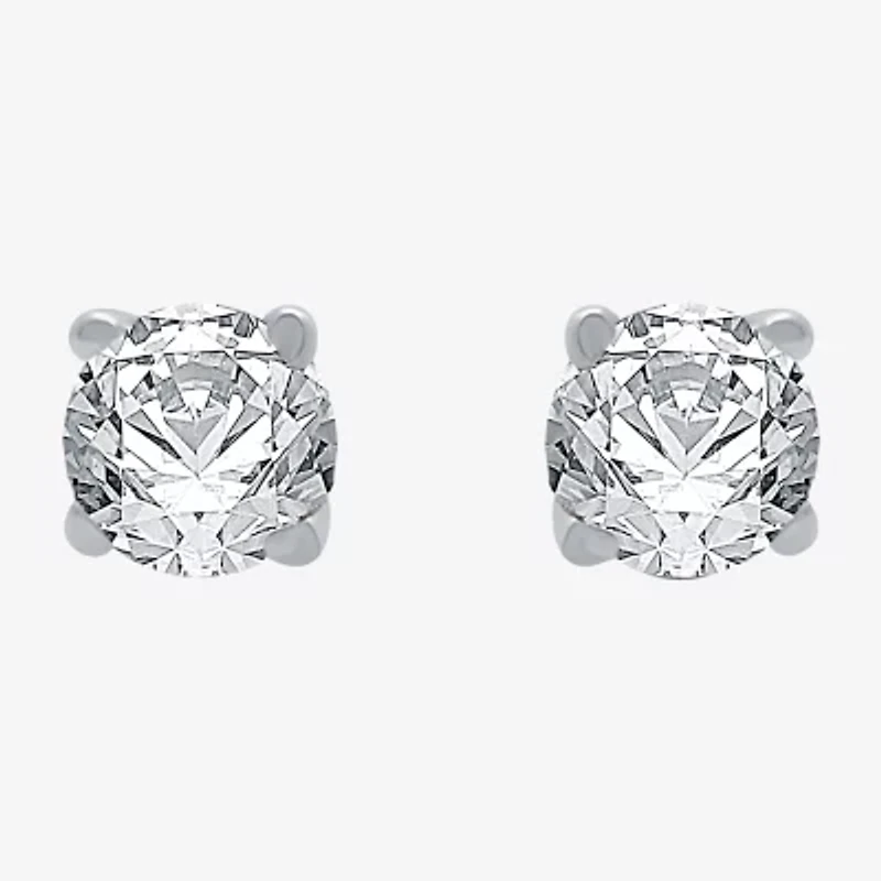 Classic Collection 1/4 CT. T.W. Natural White Diamond 10K Gold 3.2mm Stud Earrings