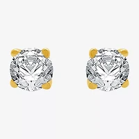 Classic Collection 1/4 CT. T.W. Natural White Diamond 10K Gold 3.2mm Stud Earrings