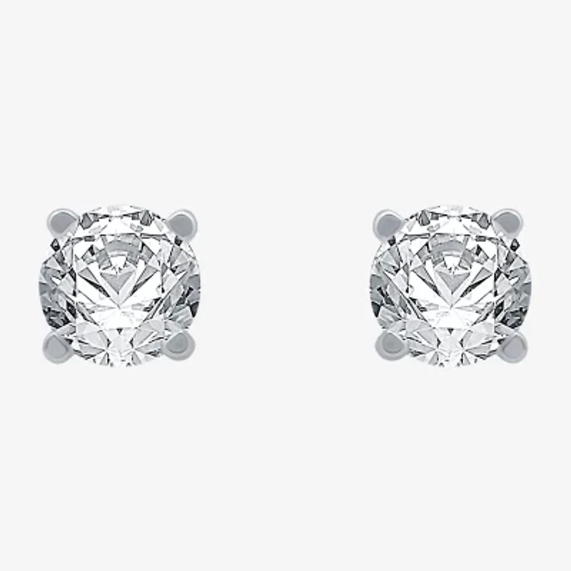 Classic Collection 1/2 CT. T.W. Natural White Diamond 10K Gold 3.8mm Stud Earrings