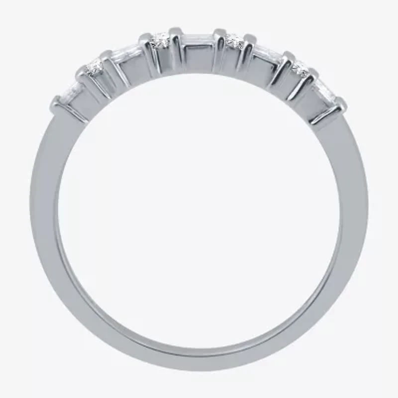 1/4 CT.T.W. Natural Diamond 10K White Gold Band