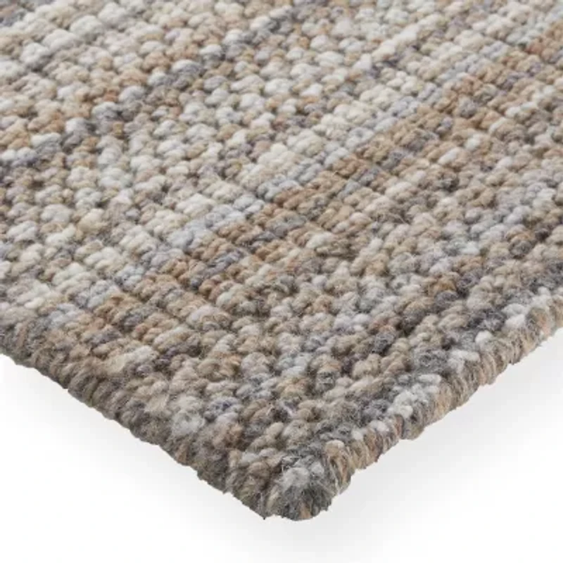 Weave And Wander Foxwood Solid Flatweave Indoor Rectangle Accent Rugs