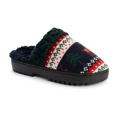 Muk Luks Womens Slip-On Slippers