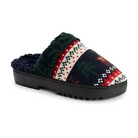Muk Luks Womens Slip-On Slippers