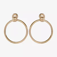 JS Jessica Simpson Gold Tone Womens Drop Earrings