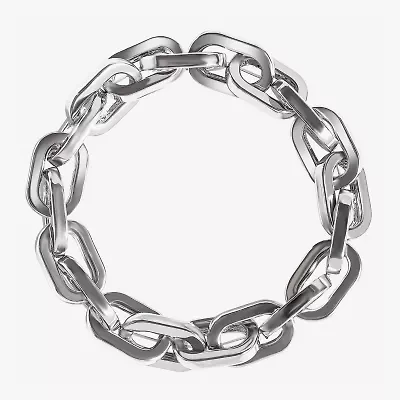 JS Jessica Simpson Silver Tone Womens Stretch Bracelet