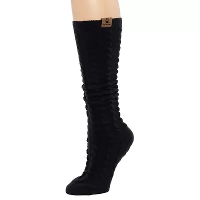 Bearpaw Cable Womens 1 Pair Knee High Socks